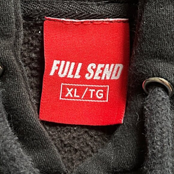 Full Send Steve Will Do It Weed Black Hoodie Size XL - Picture 7 of 11